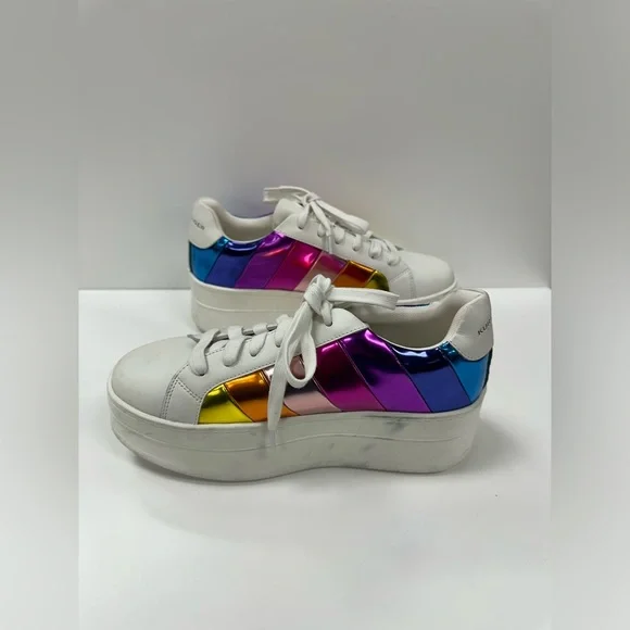 Kurt Geiger London Laney Pumped Low-Top Platform Sneakers (SEE DESCRIPTION) - Picture 6 of 13